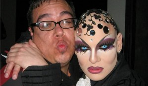 Keith Garcia and Drag Race contestant Nina Flowers