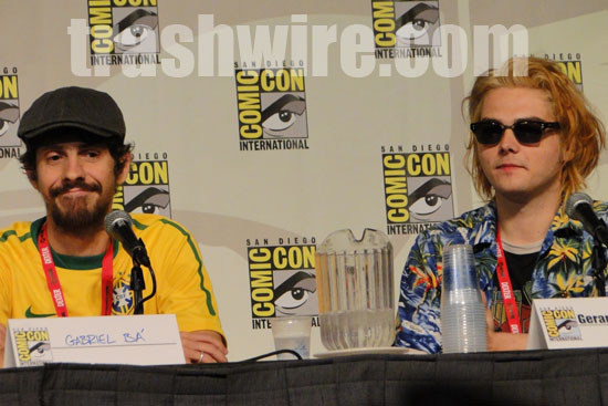 Photos from the Spotlight on Gerard Way panel at Comic Con 2010