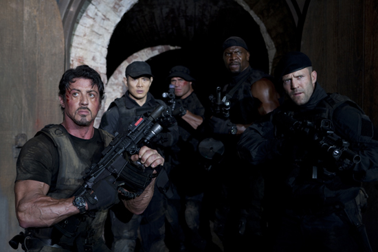 The cast of The Expendables