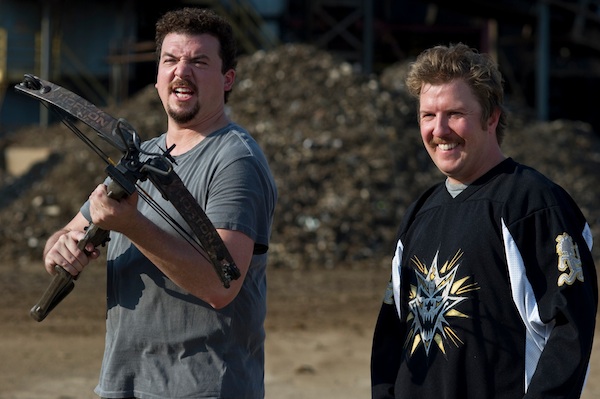 Danny McBride as Dwayne and Nick Swardson as Travis in '30 Minutes or Less'