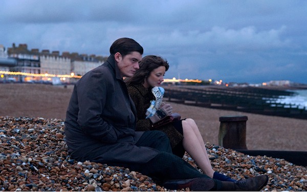 Sam Riley and Andrea Riseborough in Brighton Rock