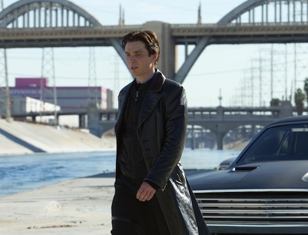 Cillian Murphy as a Time Keeper in In Time