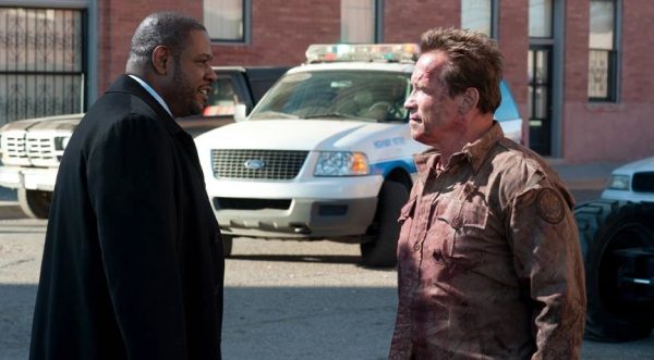 Forest Whitaker and Arnold Schwarzenegger in The Last Stand