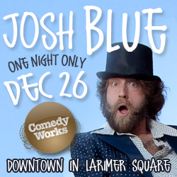Josh Blue at Comedy Works in Denver! Tickets on sale now!