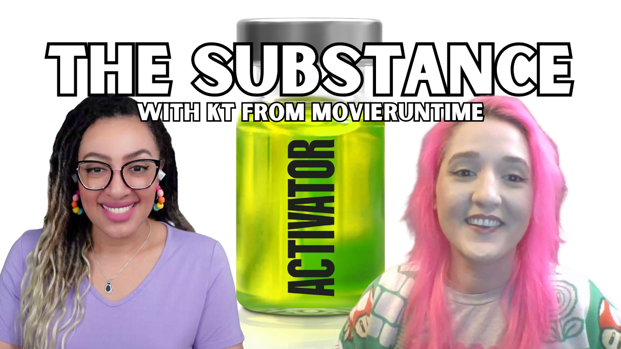 The Substance spoiler review with Kt from MovieRuntime - Whatcha Watchin Podcast